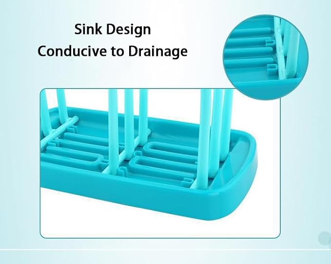 Fashion Space Saving Baby Bottle Folding Drying Rack Portable Bottle Dryer - Image 5