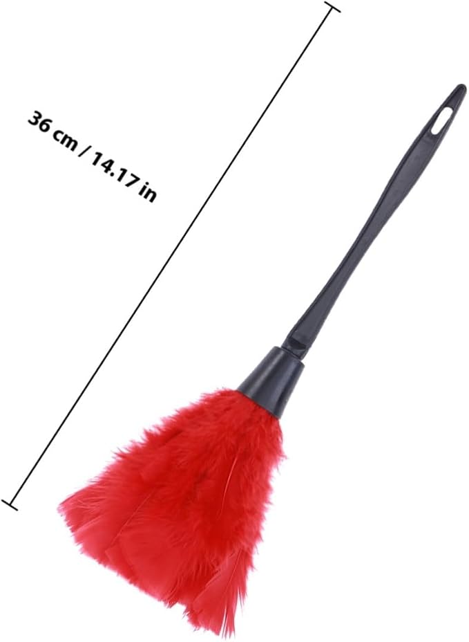 Red Turkey Plumage Duster Tool - Image 2