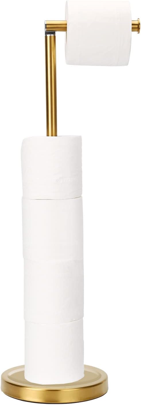 Toilet Paper Holder Stand Bathroom Toilet Paper Storage by Noonext+