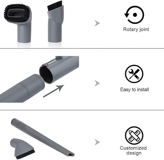 Crevice Tool and Dust Brush, Vacuum Accessories Attachments Compatible - Image 6