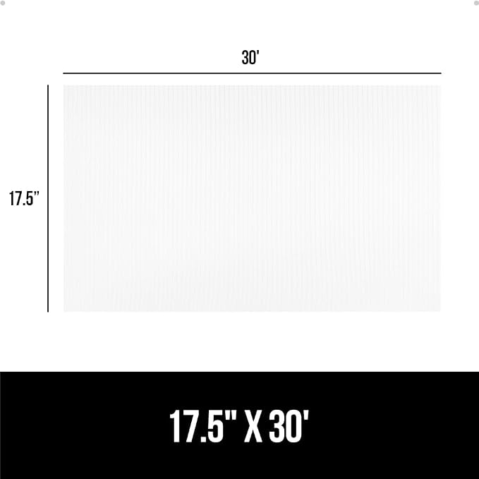 GORILLA GRIP DuraGuard Shelf Liner, 17.5x30 Non-Adhesive Cabinet Liners - Image 8