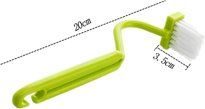 3 Pcs Plastic Curved Small Toilet Brushes Bathroom Plastic Cleaning Brushes - Image 2