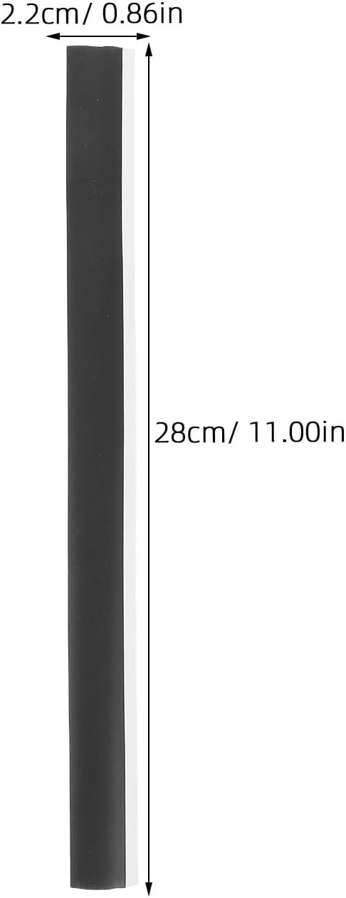 4pcs Rubber Dustpan Edge Strips Replacement Lips Soft Lip Sealing Strips 28cm - Image 2