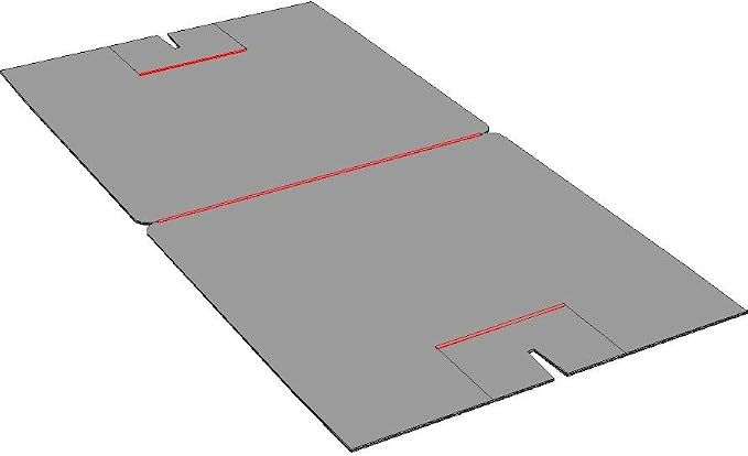 Dustpan For Sale Whte Red Black Folding Coroplast A-Frame Double-Sided 23in - Image 4