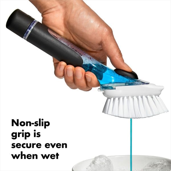 OXO Good Grips Soap Dispensing Dish Scrub Brush, Cleaning Brush - Image 6