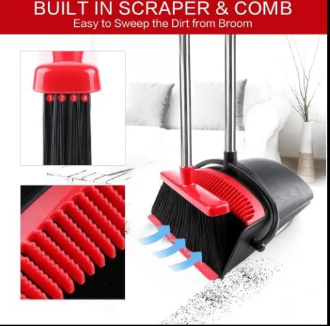 Upright Broom and Dustpan Set - Image 7