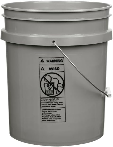 House Naturals 5 Gallon Premium HPDE Plastic Bucket - Image 5