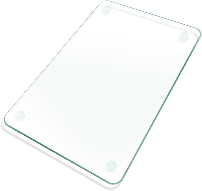 Tempered Glass Cutting Board, 12x8" Cutting Board by Unknown