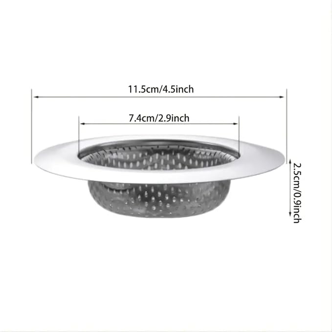 Kitchen Sink Strainers | Kitchen Sink Drain Strainer, Kitchen Essentials Large - Image 2