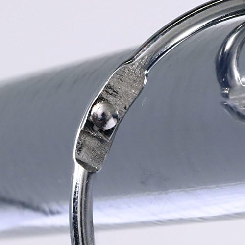 SlipX Solutions Chrome Simple Slide Shower Curtain Rings Provide Effortless - Image 4