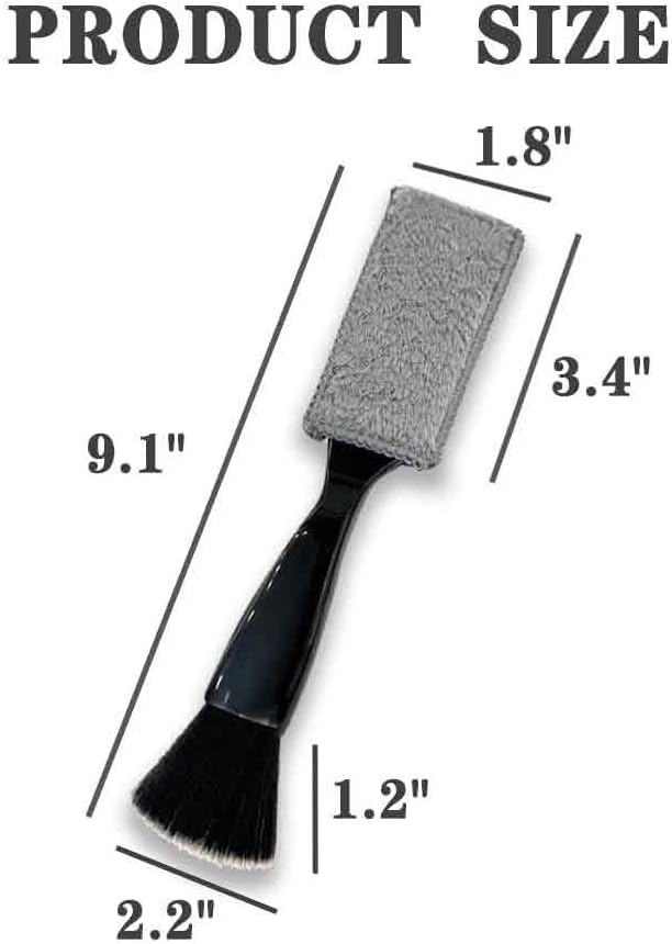 Double-Headed Car Cleaning Brush, Car Detailing Brush - Image 2