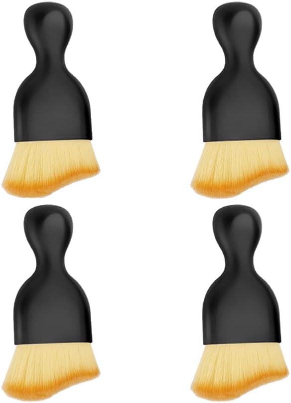 Soft Microfiber Car Detailing Brushes 4 Pack by Aiydachy