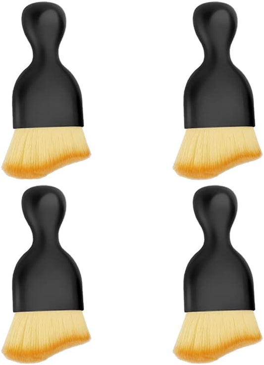 Soft Microfiber Car Detailing Brushes 4 Pack by Aiydachy