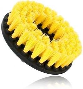 3pc Carpet Mat 5" Round Brush w/Power Drill Attachment Car Care & Detailing Tool - Image 2