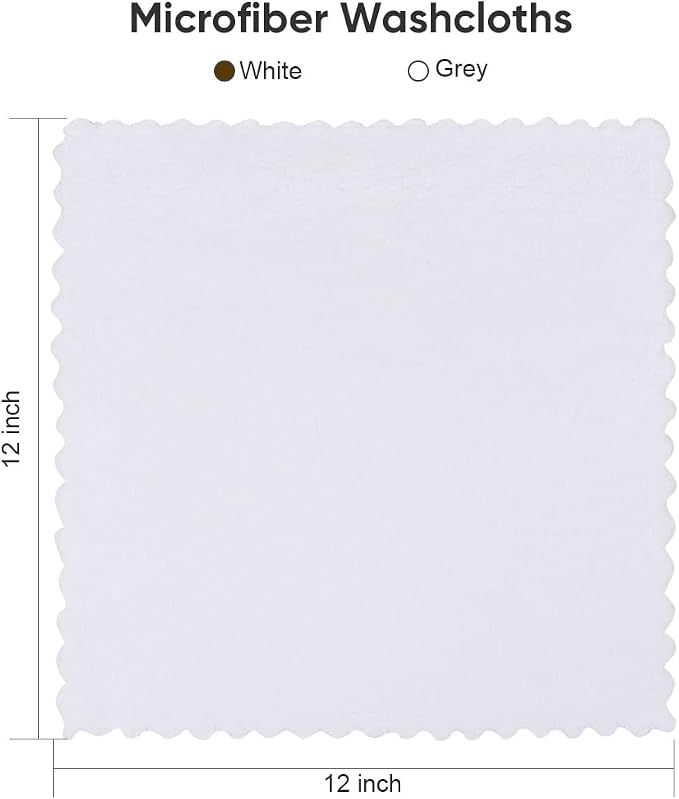 Orighty Washcloths 48 Pack, Ultra Soft Face Cloths 12 x 12 inch, Absorbent & - Image 7