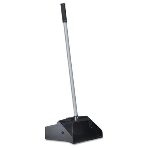Boardwalk BWK02600 Lobby Dust Pan, Plastic/Aluminum, 11 3/4 Wide, 34 Handle - Image 4