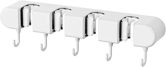 VALINK Brooms and Mop Holder Wall Mounted, Brooms Hanger by VALINK