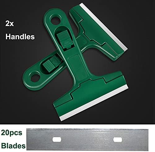 2pack 5.5 inches Industry Glass Scraper Scraping Hand Tool, T Shape Razor Blade - Image 2
