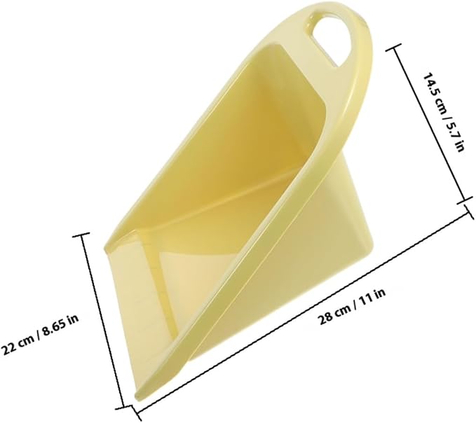 TOYANDONA 2pcs Handheld Dustpan Set Small Plastic Garbage Scooper - Image 2