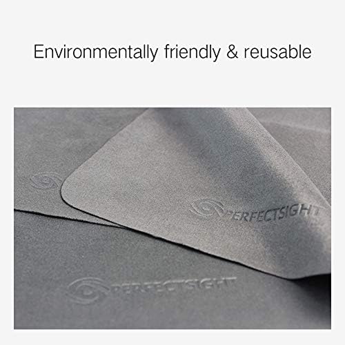 PERFECTSIGHT Microfiber Cleaning Cloths, 6 Pack Lint Free Glasses Cleaning Cloth - Image 3
