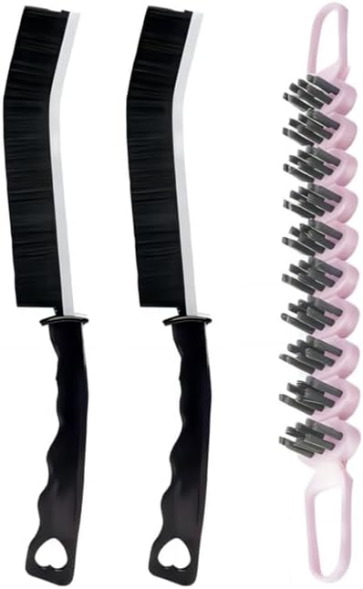 Crevice Cleaning Brush Hard Bristle Grout Brush Scrub Brush Toilet Brush by POPGIO