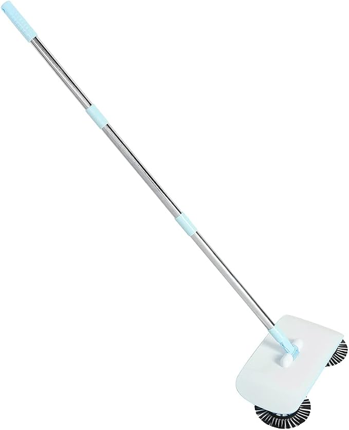 Acouto Household Hand Push Sweeper Broom Pan Floor Tools e Hand Swee - Image 5