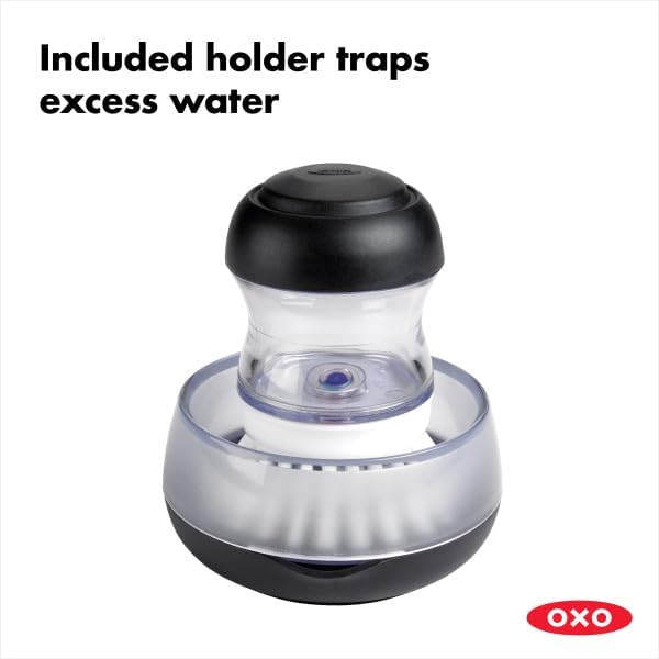 OXO Good Grips Soap Dispensing Palm Brush Storage Set - Image 4