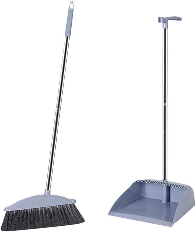 Broom with Dustpan Combo Set, Dust Pans with Long Handle, Small Brooms - Image 2
