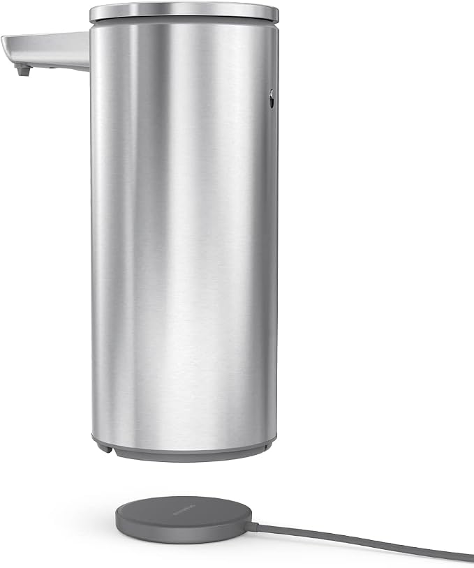simplehuman 14 oz. Touch-Free Rechargeable Sensor Liquid Soap Pump Dispenser - Image 4