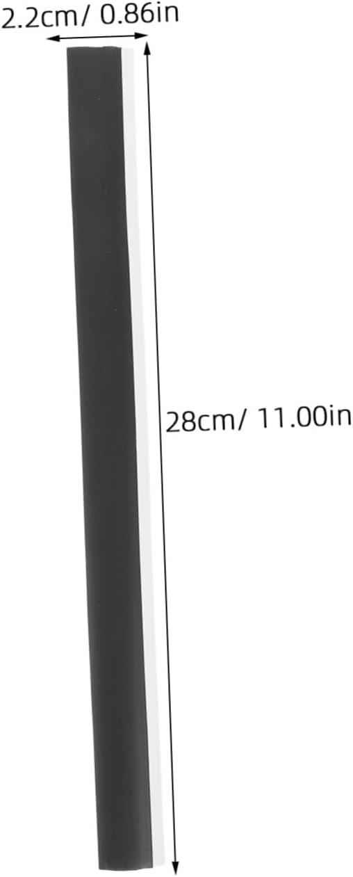 VICASKY 4pcs Rubber Dustpan Edge Strip Refills Soft Lip Replacement - Image 2