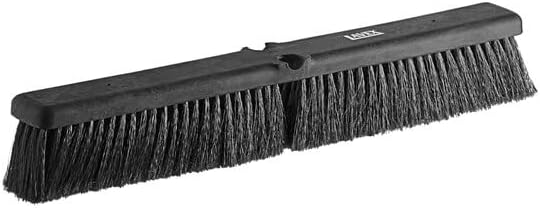 Push Broom Head, 24 Inches Wide, Soft Flagged Bristles by GLOWNARY