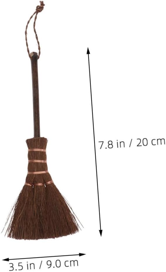 Happyyami 2pcs Mini Broom for Pet Hair Carpet Sweeper Brush Boys and Girls Mop - Image 2