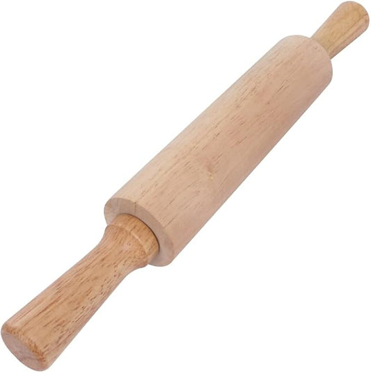 PRETYZOOM Wooden Rolling Pin 10.82In Dough Pastry Roller by PRETYZOOM