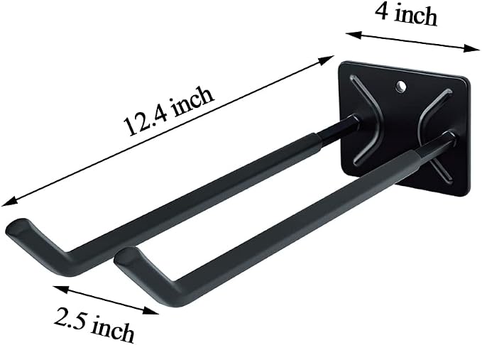 Ultrawall Garage Storage Hooks, Heavy Duty Steel Tool Organizer, 12.4 Inch Wall - Image 2