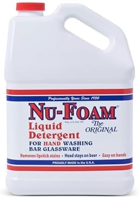 Nu-Foam Liquid Detergent for Bar Glassware – Original Streak-Free Solution - Image 9