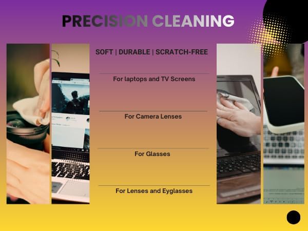 Extra Large Microfiber Screen Cleaning Cloths | 3 Packs | 12"x12", 230 GSM | - Image 7