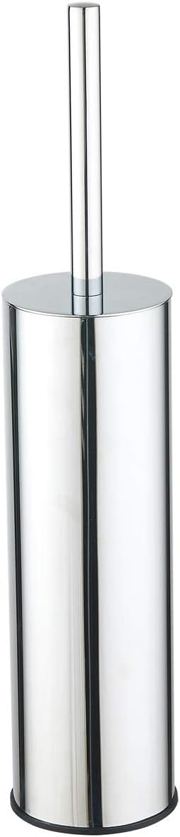 Toilet Brush and Holder Set Chrome Stainless Steel, 304 Heavy Duty Round Toilet by Unknown