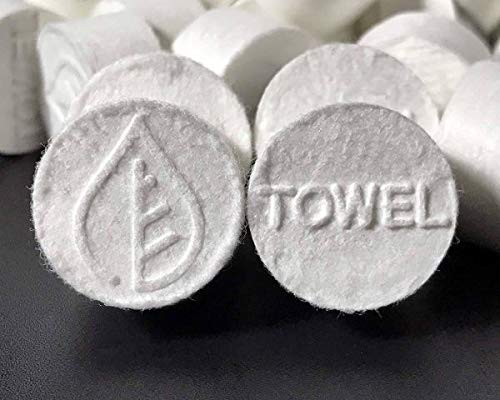 Coin Tissues | 100 Pack with 2 Carrying Cases | Toilet Paper Tablets | - Image 3