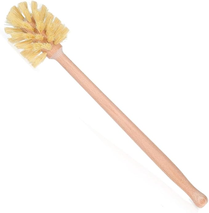 husMait Bottle Brush with Extra Long Wood Handle and Strong Bristles - Image 7