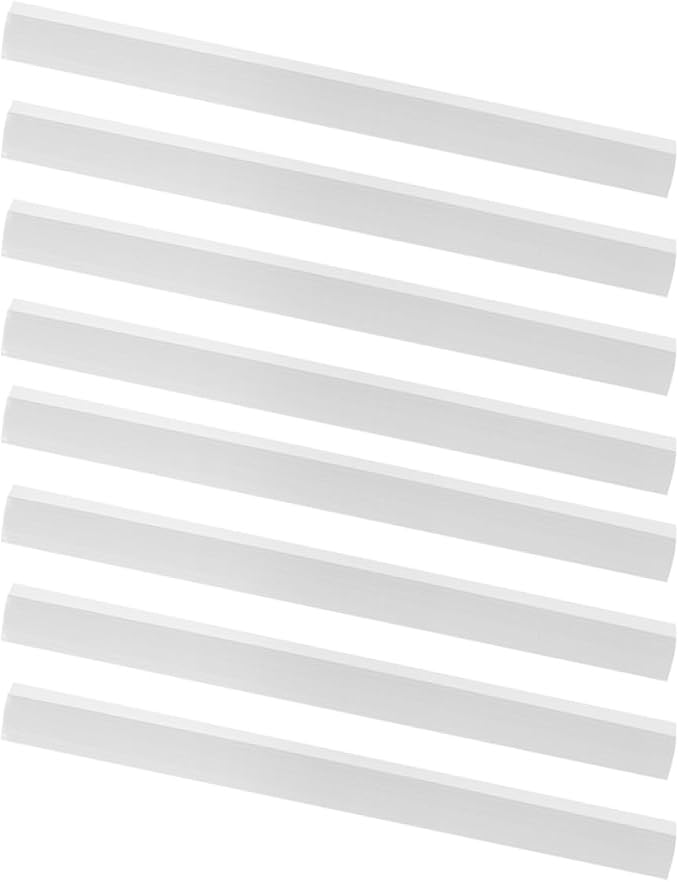8pcs Dustpan Rubber Edge Replacement Strips Soft 26cm Insert Lips by Abaodam