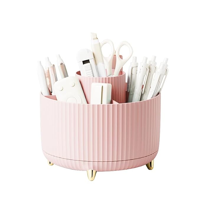 Diesisa Makeup Brush Holder Organizer, 360° Rotating Makeup Brush Organizer - Image 8