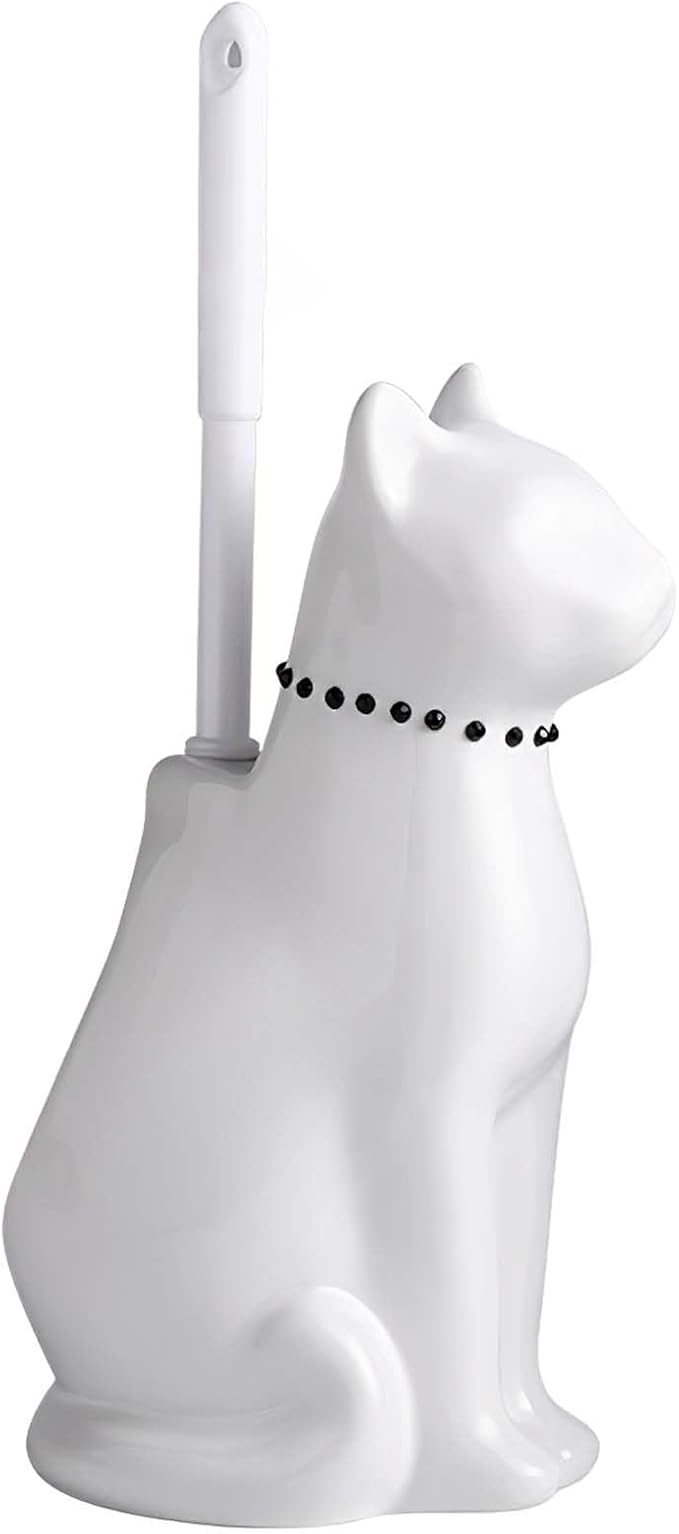 Cat Toilet Brush Holder by Unknown