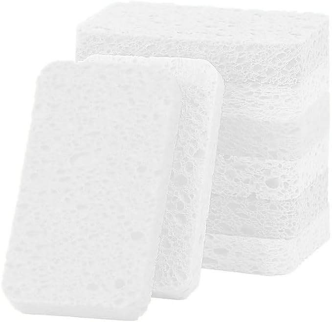 6 - Pack Non-Scratch Scrub Sponges - Sponges by Mainlyrunmakeupsuppliers
