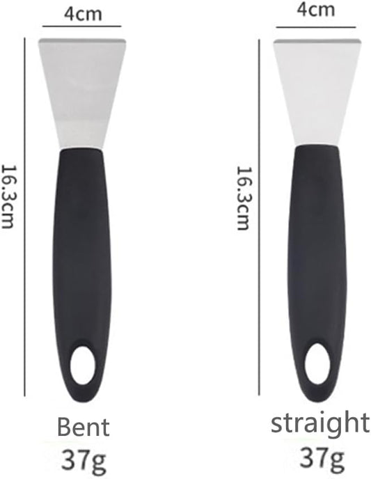 Stainless Steel metal Scraper, stove top Oven Scraper Tool non scratch - Image 2
