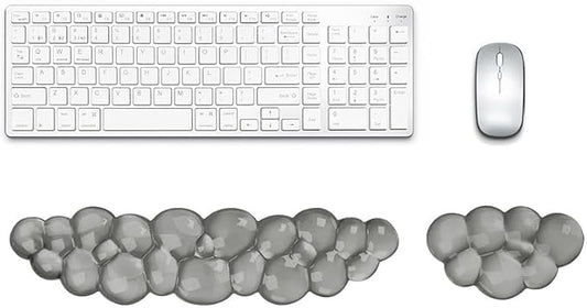 YOWKA Ergonomic Wrist Rest Set for Keyboard and Mouse, Cooling Gel Support by Unknown