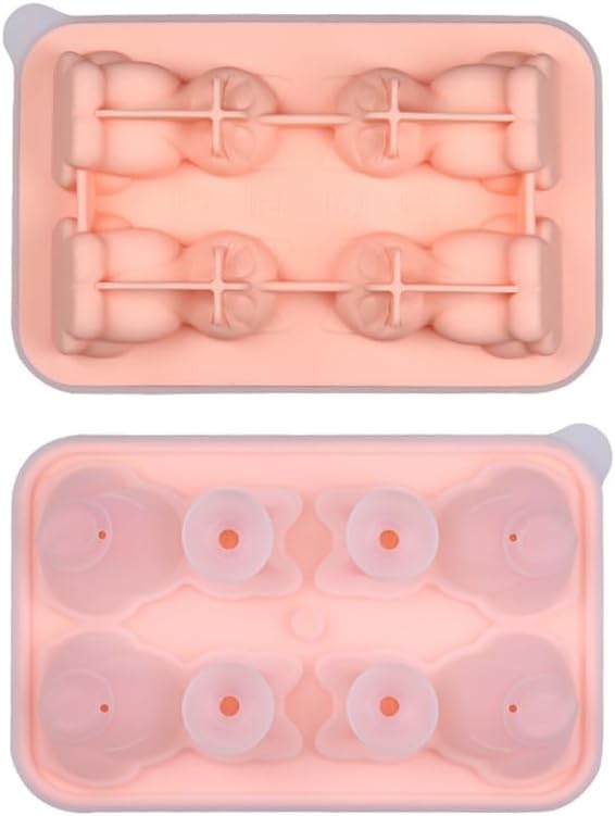 Cute 3D Cat Silicone Ice Cube Tray Mold Cartoon Animal Ice Box BPA-Free - Image 3