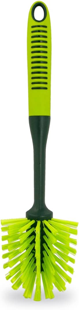 Pine-Sol Long Handle Dish Brush – Heavy Duty Bristle Kitchen Scrubber, Safe - Image 5