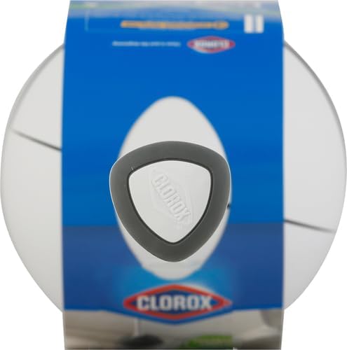 Clorox Toilet Plunger with Hideaway Holder Caddy Heavy-Duty Compact Design with - Image 12