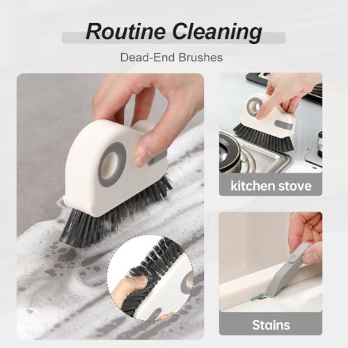 2 in 1 Groove Cleaning Brush Window Track Cleaning Tools, 2025 New Hard Bristle - Image 2