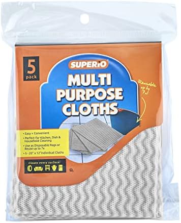 Superio Handy Wipes for Kitchen Multi-Purpose Heavy-Duty Reusable Cleaning - Image 5
